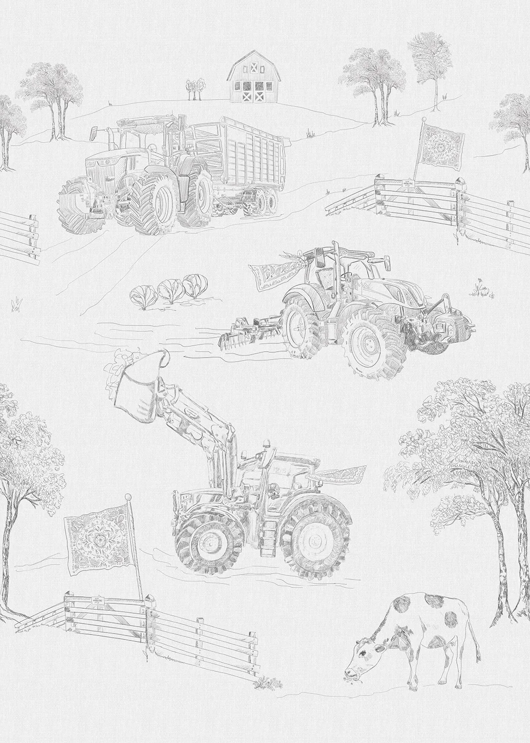 Φωτογραφία προϊόντος: SPITS WALLCOVERIGS Ταπετσαρία BEHANG EXPRESSE OLIVE & NOAH INK7836-BEH - Digital,Non Woven - 280Μx200Π