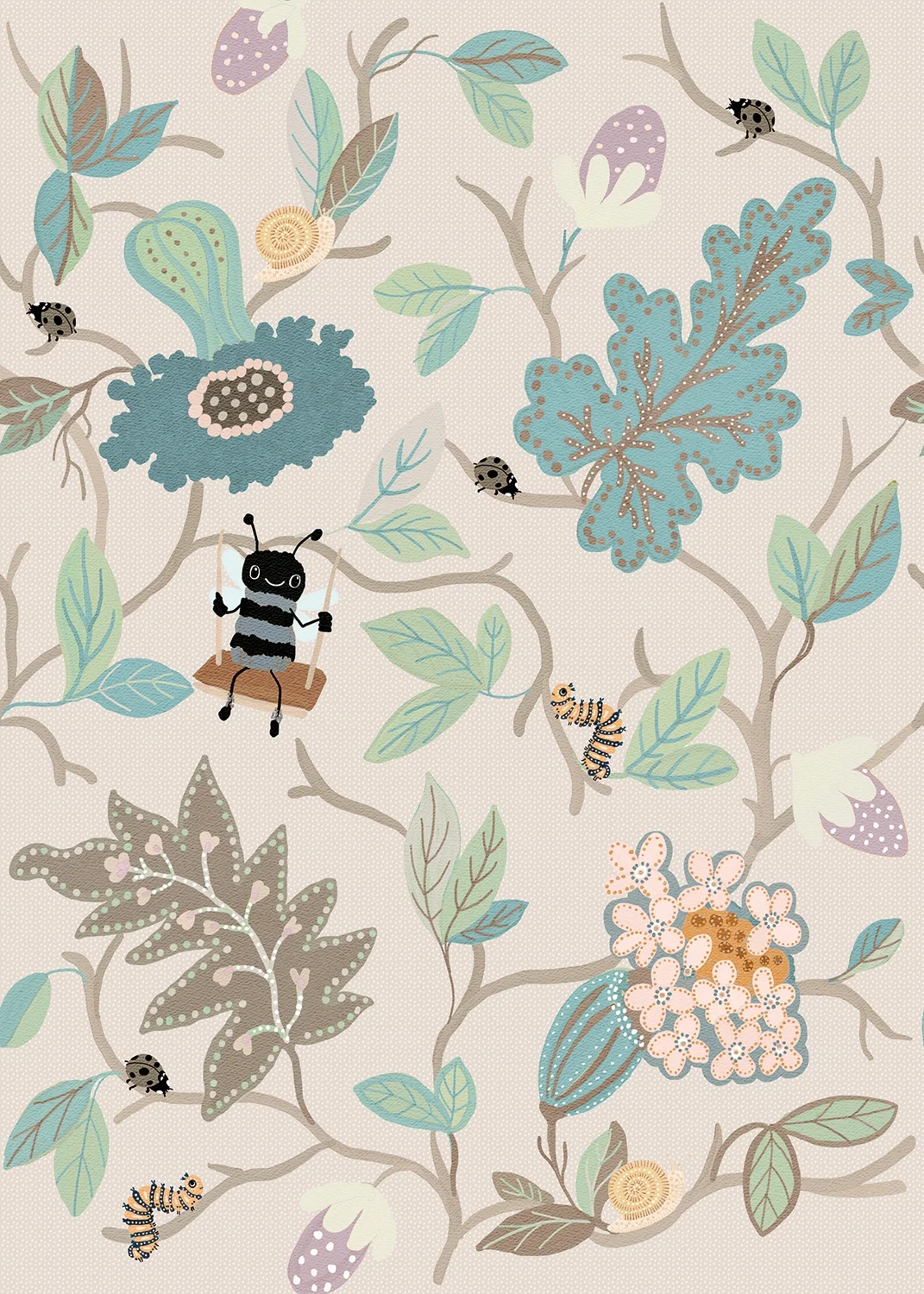 Φωτογραφία προϊόντος: SPITS WALLCOVERIGS Ταπετσαρία BEHANG EXPRESSE OLIVE & NOAH INK7828-BEH - Digital,Non Woven - 280Μx200Π