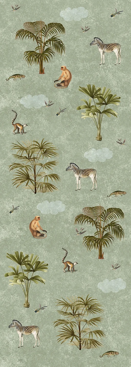 Φωτογραφία προϊόντος: SPITS WALLCOVERIGS Ταπετσαρία BEHANG EXPRESSE OLIVE & NOAH INK7801-BEH - Digital,Non Woven - 280Μx100Π