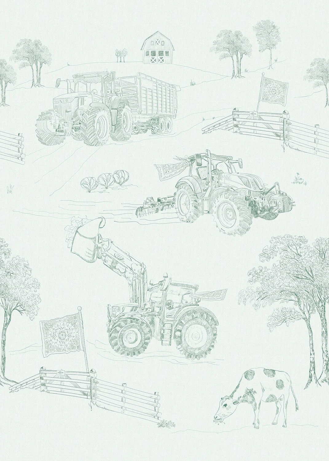 Φωτογραφία προϊόντος: SPITS WALLCOVERIGS Ταπετσαρία BEHANG EXPRESSE OLIVE & NOAH INK7837-BEH - Digital,Non Woven - 280Μx200Π