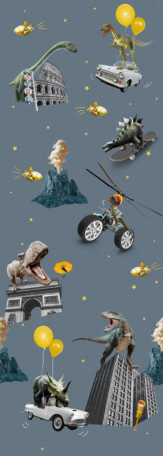 Φωτογραφία προϊόντος: SPITS WALLCOVERIGS Ταπετσαρία BEHANG EXPRESSE OLIVE & NOAH INK7825-BEH - Digital,Non Woven - 280Μx100Π