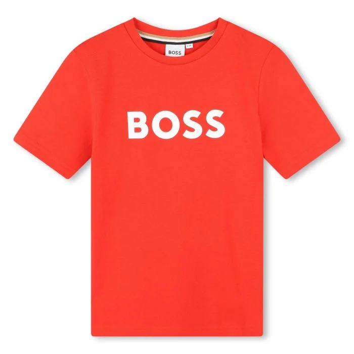 Φωτογραφία προϊόντος: T-shirt μπλουζάκι BOSS Red Cotton