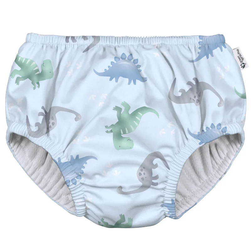 Φωτογραφία προϊόντος: Μαγιό πάνα Green Sprouts Light Blue Dinos