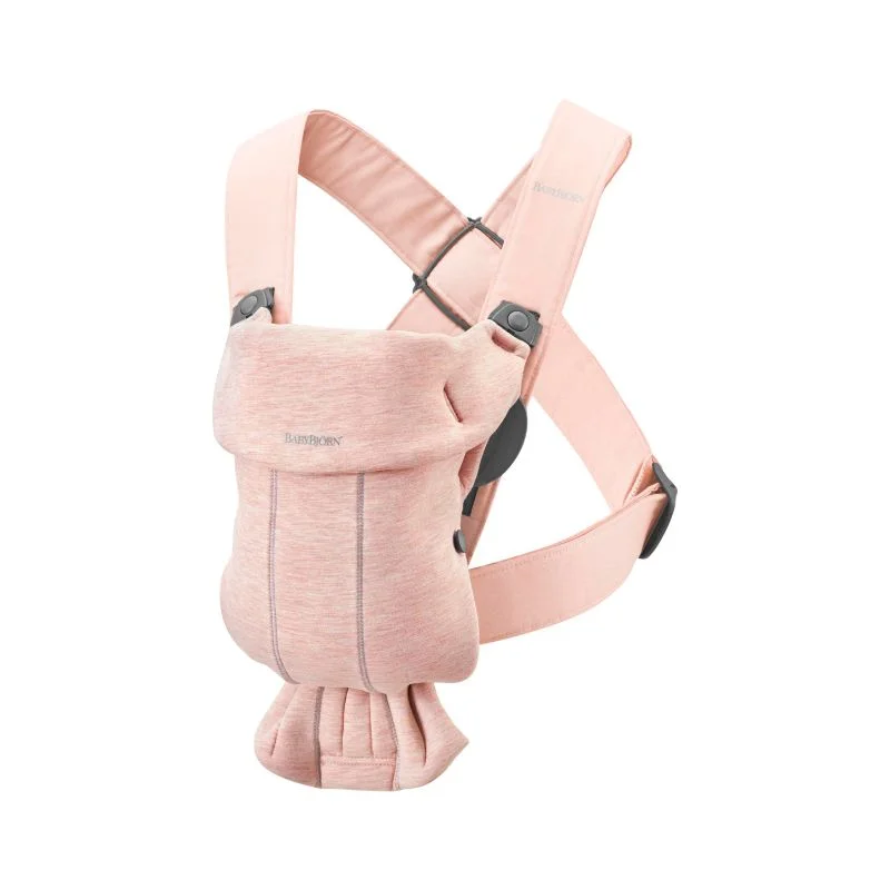 Φωτογραφία προϊόντος: BabyBjörn Μάρσιπος BabyBjorn Mini 3D Jersey Light pink