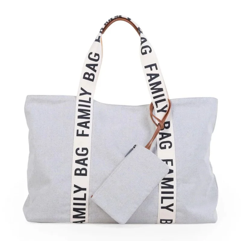 Φωτογραφία προϊόντος: Τσάντα Αλλαγής Childhome Family Bag Signature Canvas Off White