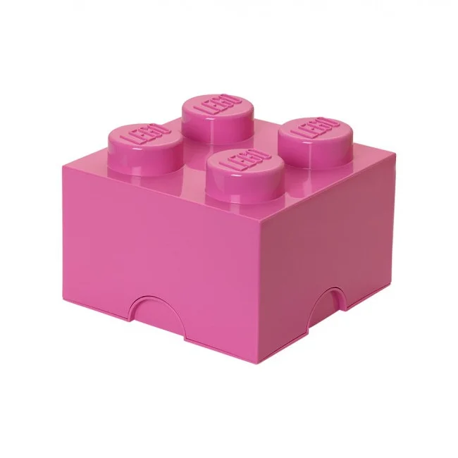 Φωτογραφία προϊόντος: ΚΟΥΤΙ ΑΠΟΘΗΚΕΥΣΗΣ LEGO® ΤΕΤΡΑΓΩΝΟ ΜΕΓΑΛΟ ΦΟΥΞΙΑ 25x25x18cm