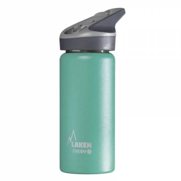Φωτογραφία προϊόντος: Παγούρι Θερμός Laken 500ml Τιρκουάζ με Πώμα Jannu