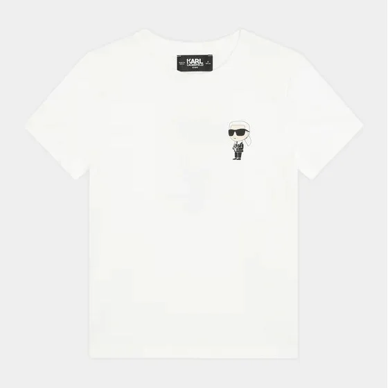 Φωτογραφία προϊόντος: T-shirt παιδικό Karl Lagerfeld White Karl in Suit