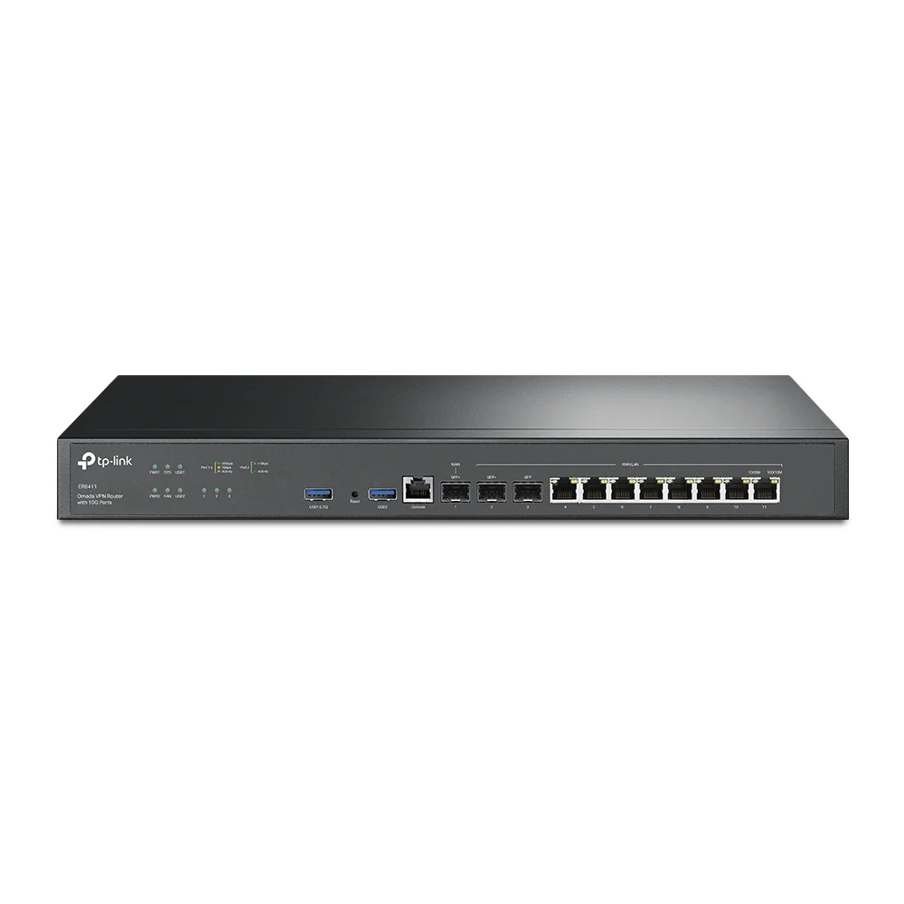 Φωτογραφία προϊόντος: ΤΡ-LΙΝΚ TP-Link ER8411 Omada VPN Router με 10G Θύρες USB 3.0 (supports USB LTE dongle) Rackmount