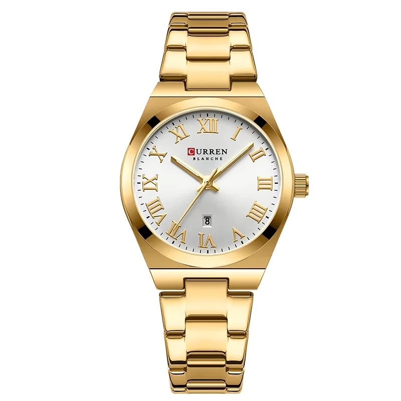 Φωτογραφία προϊόντος: Curren 9095 Gold White Γυναικείο Ρολόι