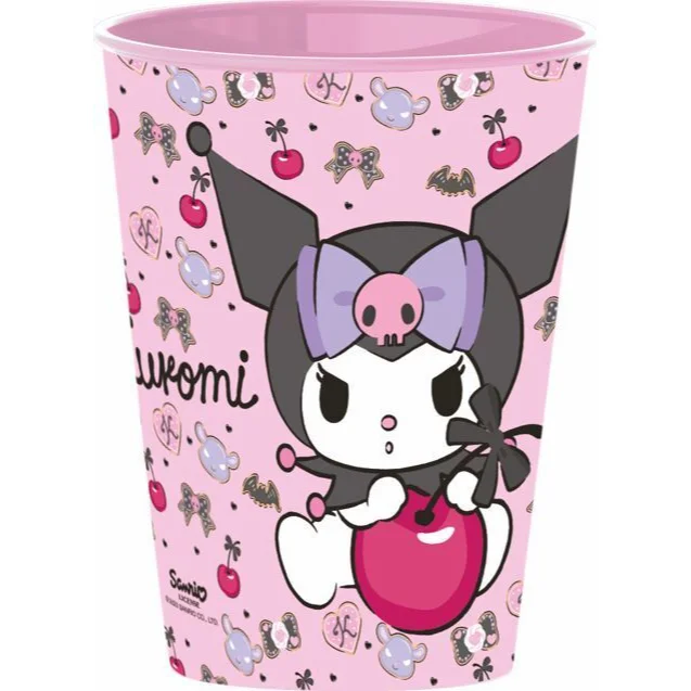 Φωτογραφία προϊόντος: STOR Ποτήρι πλαστικό reusable Hello Kitty Kuromi 260ml Tumbler