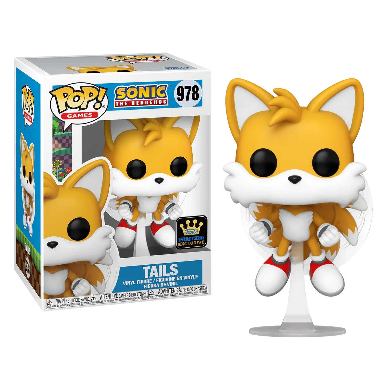 Φωτογραφία προϊόντος: Φιγούρα Funko Pop! Vinyl: Sonic the Hedgehog - Tails #978