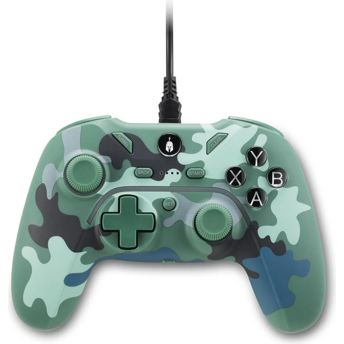 Φωτογραφία προϊόντος: Spartan Gear - Pelekys Wired Controller (compatible with PC and playstation 3) (colour: GREEN CAMO)