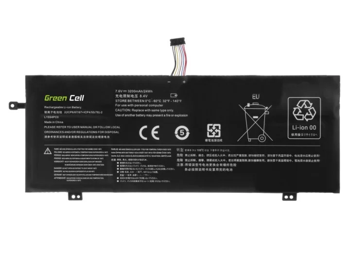 Φωτογραφία προϊόντος: GreenCell Battery L15L4PC0 L15M4PC0 L15M6PC0 L15S4PC0 Lenovo V730 V730-13 Ideapad 710s Plus 710s-13IKB 710s-13ISK