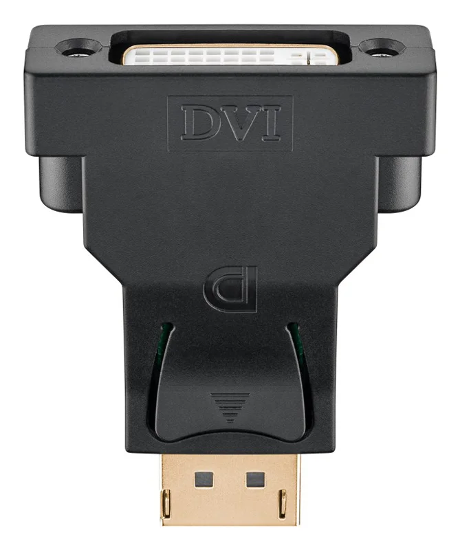 Φωτογραφία προϊόντος: GOOBAY αντάπτορας DisplayPort σε DVI-D 1.1 51720, gold-plated, μαύρος