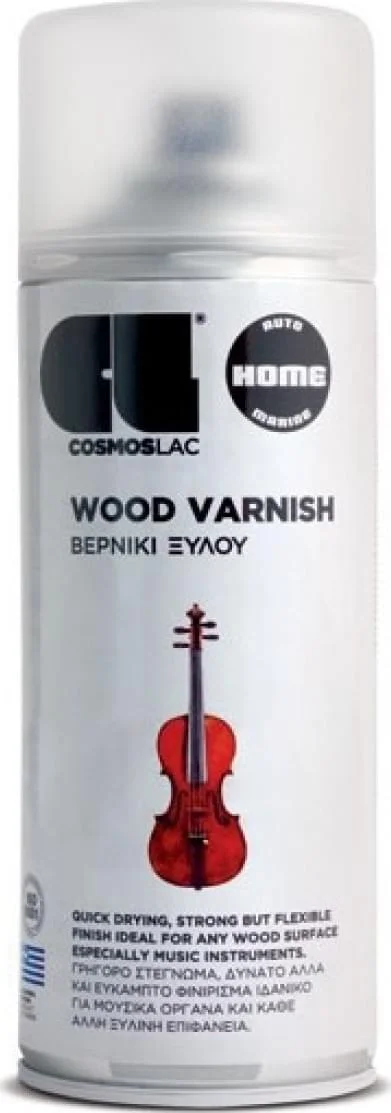 Φωτογραφία προϊόντος: Cosmos Lac Wood Varnish Σπρέι Βερνίκι Διάφανο με Γυαλιστερό Εφέ 400ml