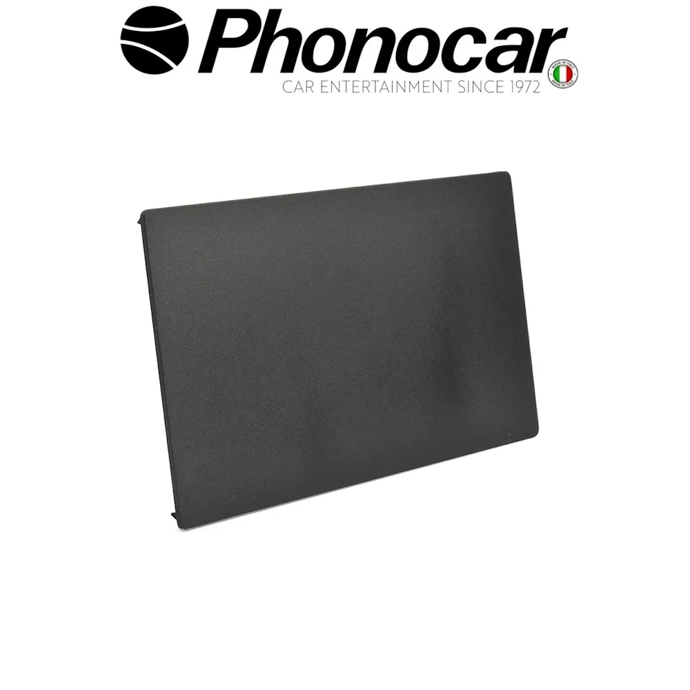 Φωτογραφία προϊόντος: Phonocar Κάλυμμα θήκης ραδιοφώνου αυτοκινήτου 2DIN (μπλοφα) , Διαστάσεις: 189x111mm , για 2 DIN χωρο 182x103 mm, χρωμα Μαυρο.