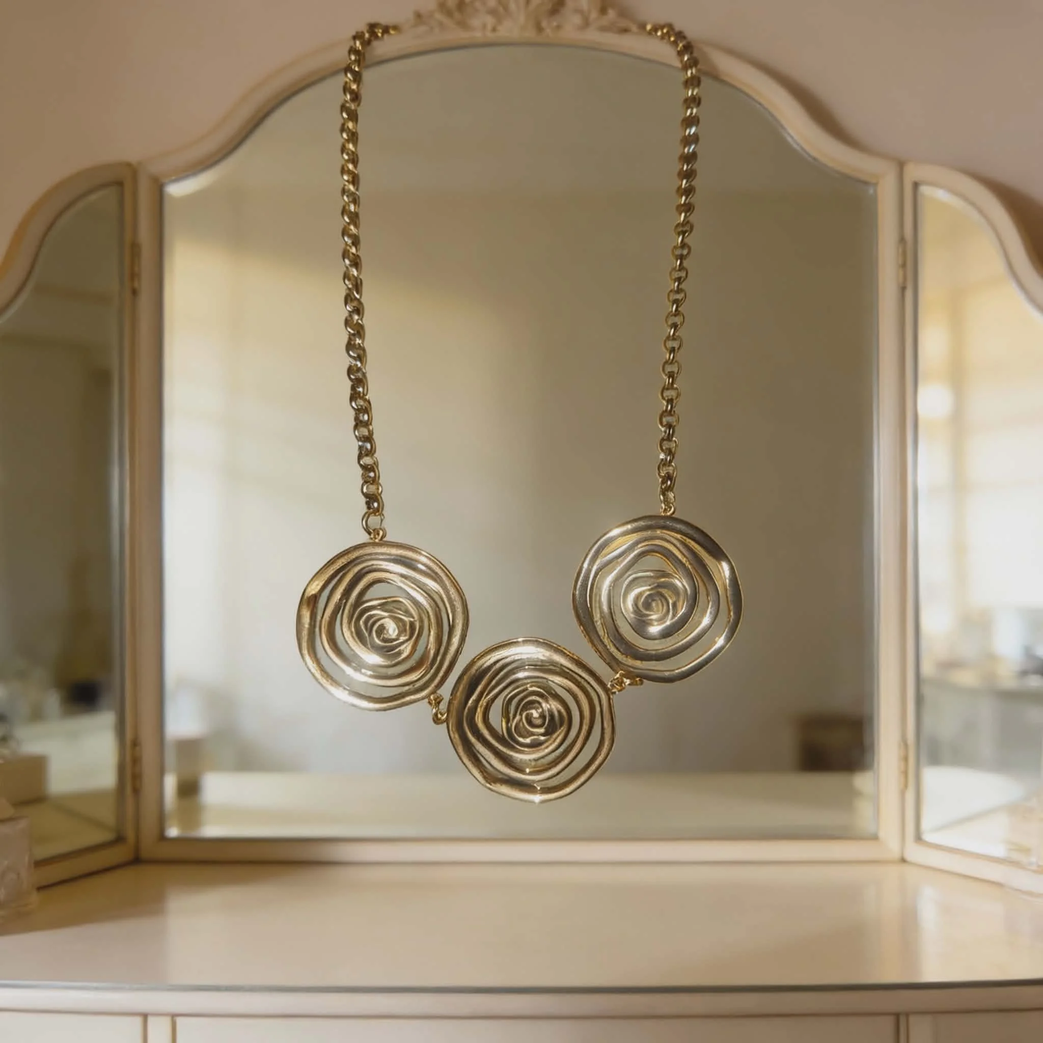 Φωτογραφία προϊόντος: LAVORE Triple Spiral Gold Necklace