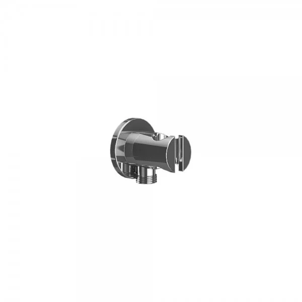 Φωτογραφία προϊόντος: KARAG Praxis Artemis AC05003 Chrome- Μπρούντζινη παροχή ντους & βάση στήριξης