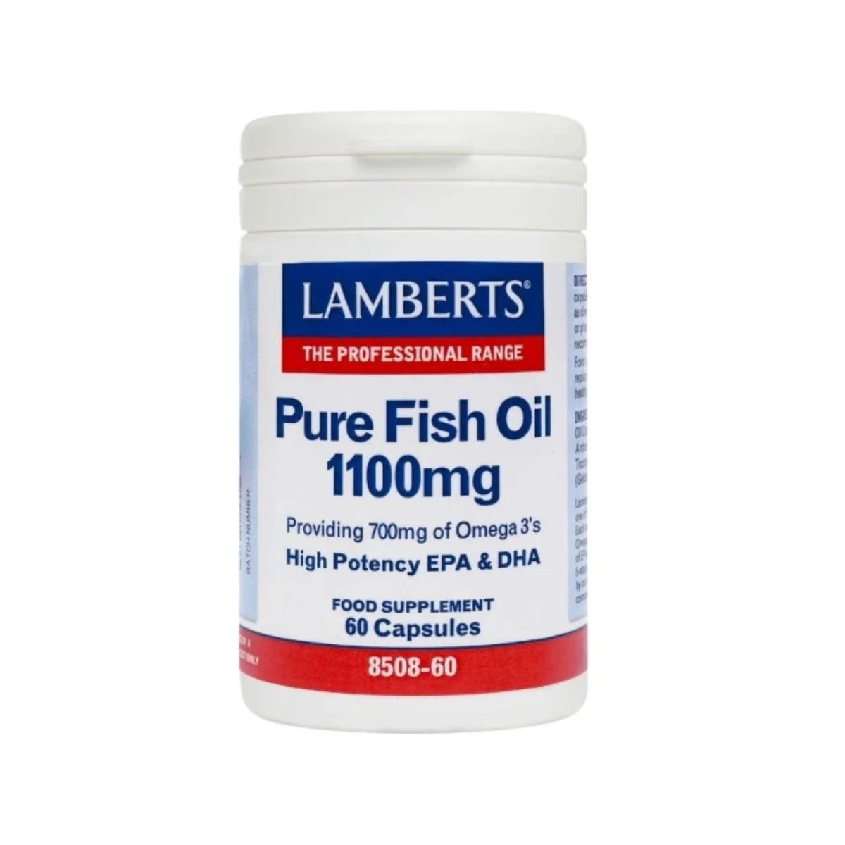 Φωτογραφία προϊόντος: Lamberts,Lamberts Λιπαρά Οξέα Lamberts Pure Fish Oil 1100mg 60caps