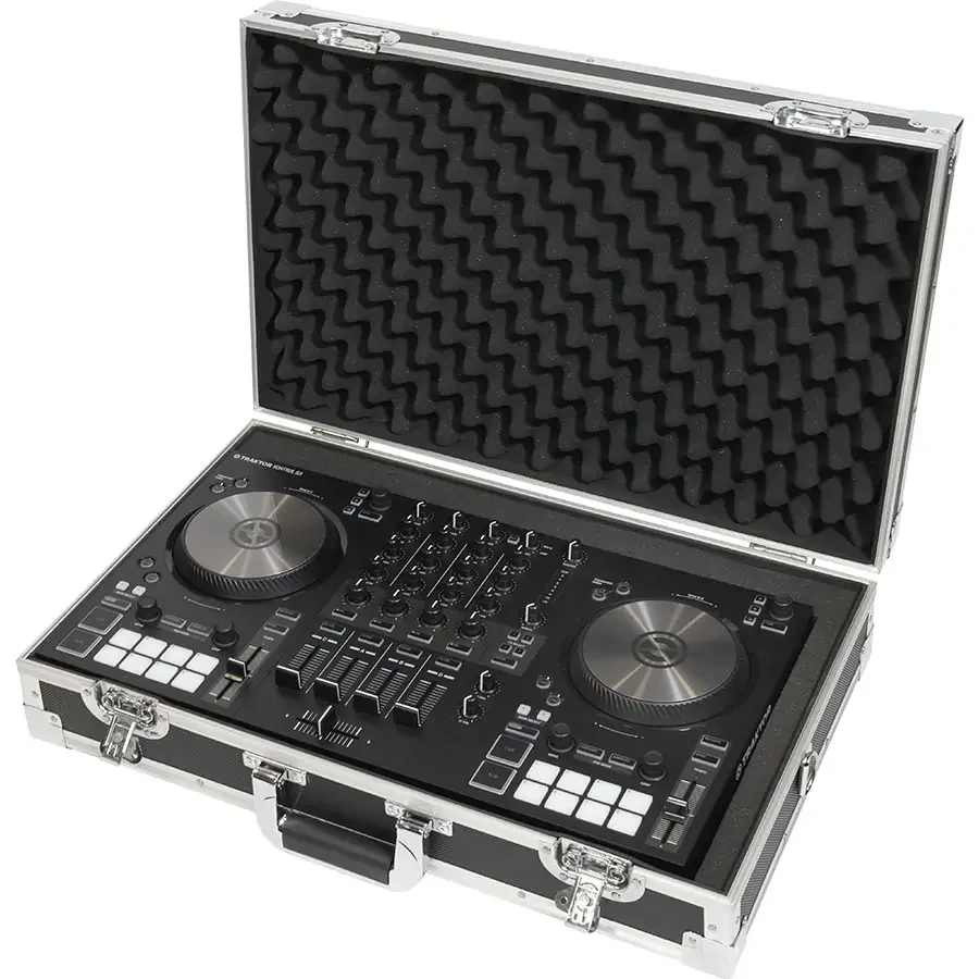 Φωτογραφία προϊόντος: WALKASSE W-CONTROL-M Flight case Pick n Pluck foam DDJ-REV1, S4MK3, IMPULSE500.., Silver.