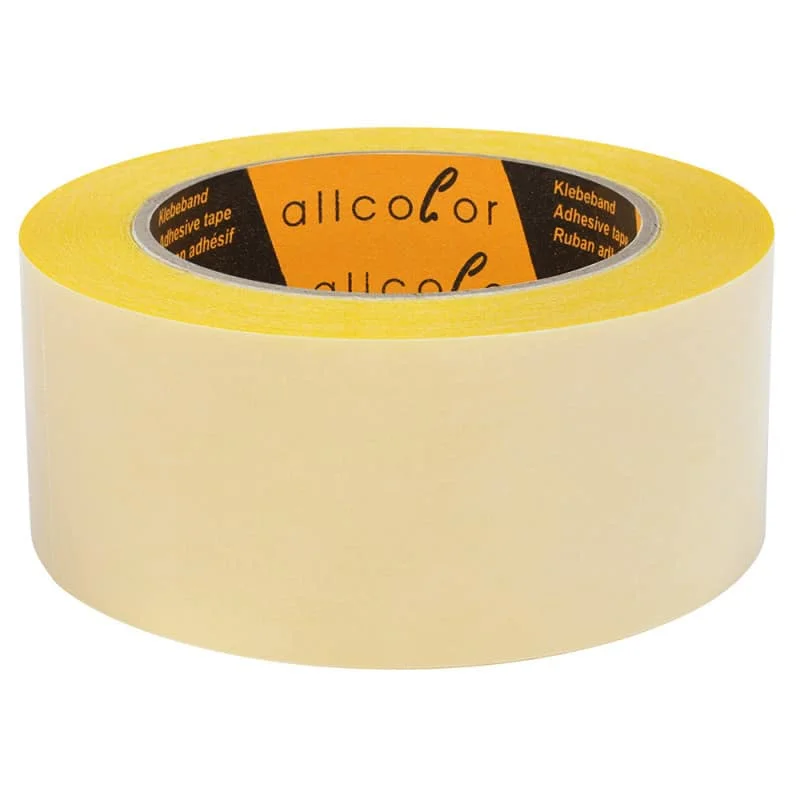 Φωτογραφία προϊόντος: ALLCOLOR GAFFER-TAPE Exhibition-Tape foil, Double sided adhesive - 50mm x 25m yellow