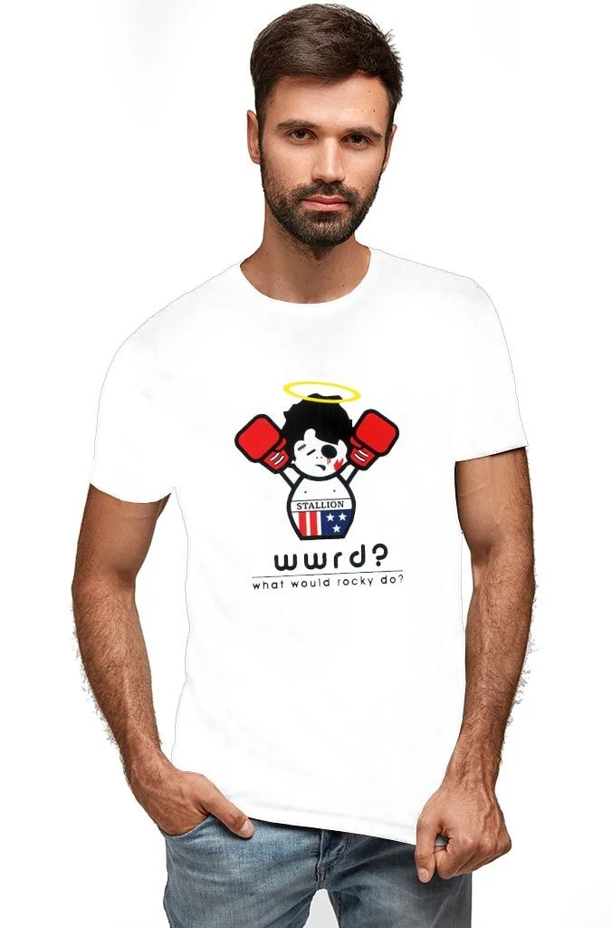 Φωτογραφία προϊόντος: Prime T-Shirt Λευκό με σχέδιο Rocky 3769