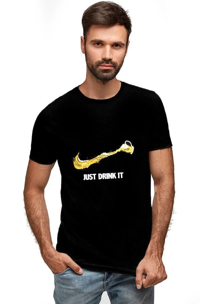Φωτογραφία προϊόντος: Prime T-Shirt Μαύρο με σχέδιο Just Do It 3873-1
