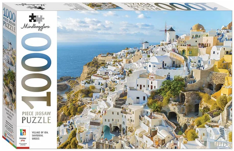 Φωτογραφία προϊόντος: Hinkler MINDBOGGLERS JIGSAWS: SANTORINI, GREECE (1000 PCS)