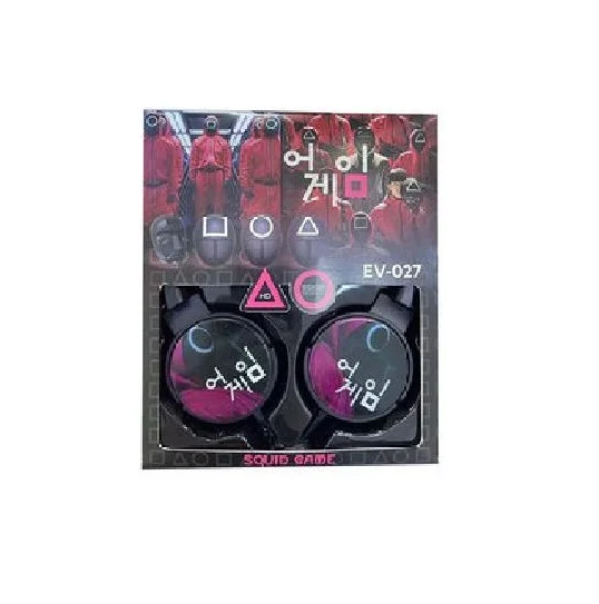 Φωτογραφία προϊόντος: OEM Squid game Headset Bass StereoOve-Ear Headphones with MIC EV027