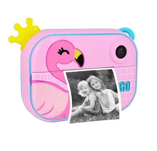 Φωτογραφία προϊόντος: OEM TS04374-1 Instant Kids Flamingo Παιδική Φωτογραφική Μηχανή 12MP με Θερμική Εκτύπωση Πολύχρωμη