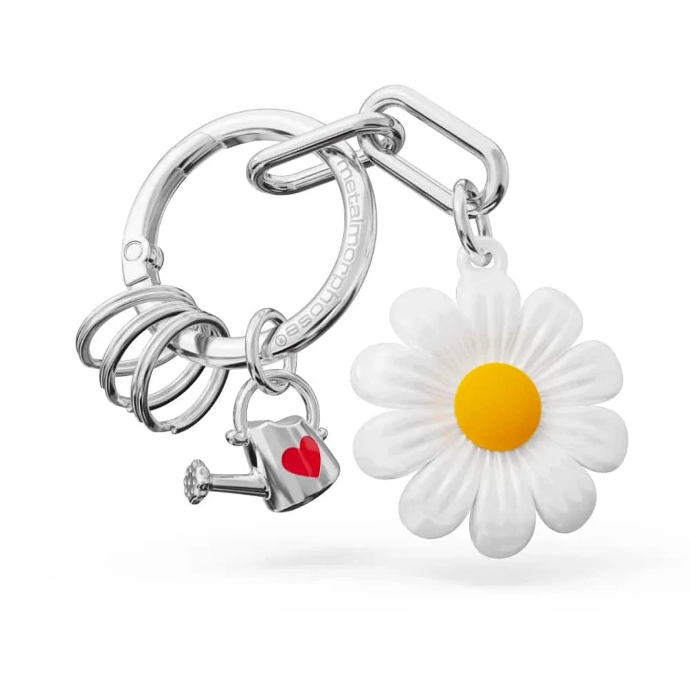 Φωτογραφία προϊόντος: METALMORPHOSE MTM385-01 ΜΠΡΕΛΟΚ KEYHOLDER/BAGCHARM NATURE COLLECTION – DAISY WITH WATERING CAN