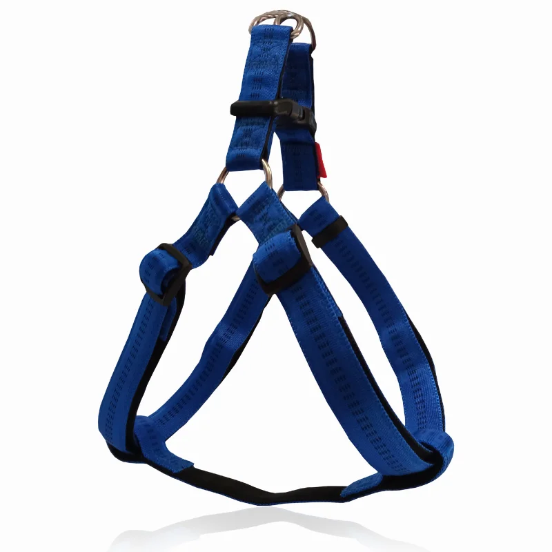 Φωτογραφία προϊόντος: Pet Interest Σαμάρι Σκύλου Stripes Harness with Soft Filling Blue || Large