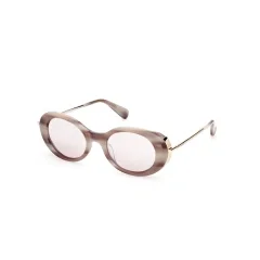 Φωτογραφία προϊόντος: Γυαλιά Ηλίου Max Mara Malibu1 κοκκάλινα μπεζ-γκρι με καθρέπτη φακούς 0080 60g 51mm