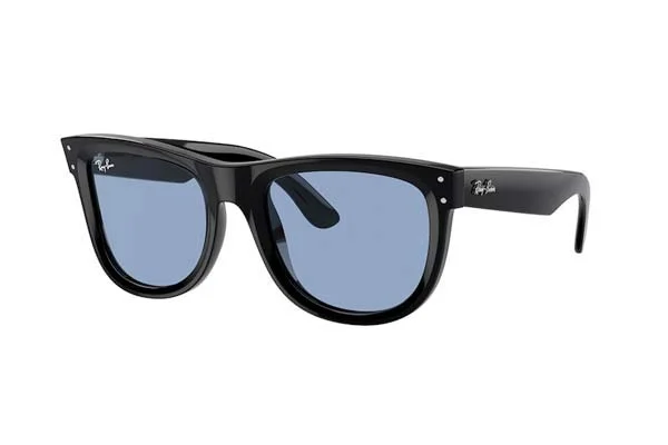 Φωτογραφία προϊόντος: Ray-Ban Γυαλιά Ηλίου Ray Ban Reverse Wayfarer Unisex κοκκάλινα μαύρα με μπλε φακούς 0502s 66772 50mm