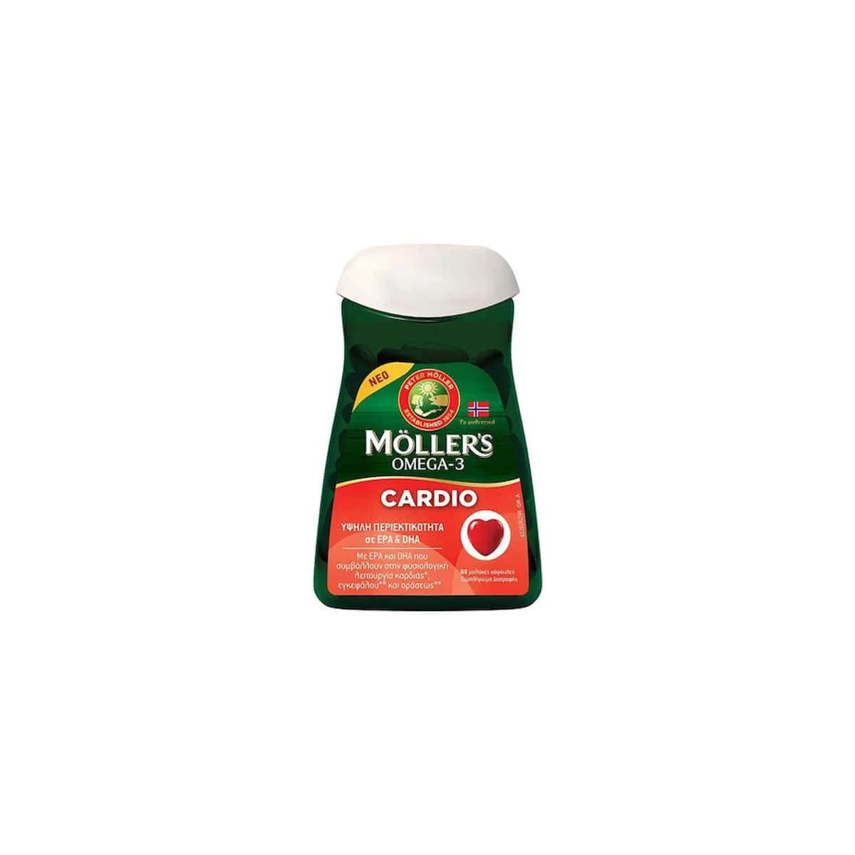 Φωτογραφία προϊόντος: Medipharmacy Mollers Omega 3 Cardio 60 κάψουλες