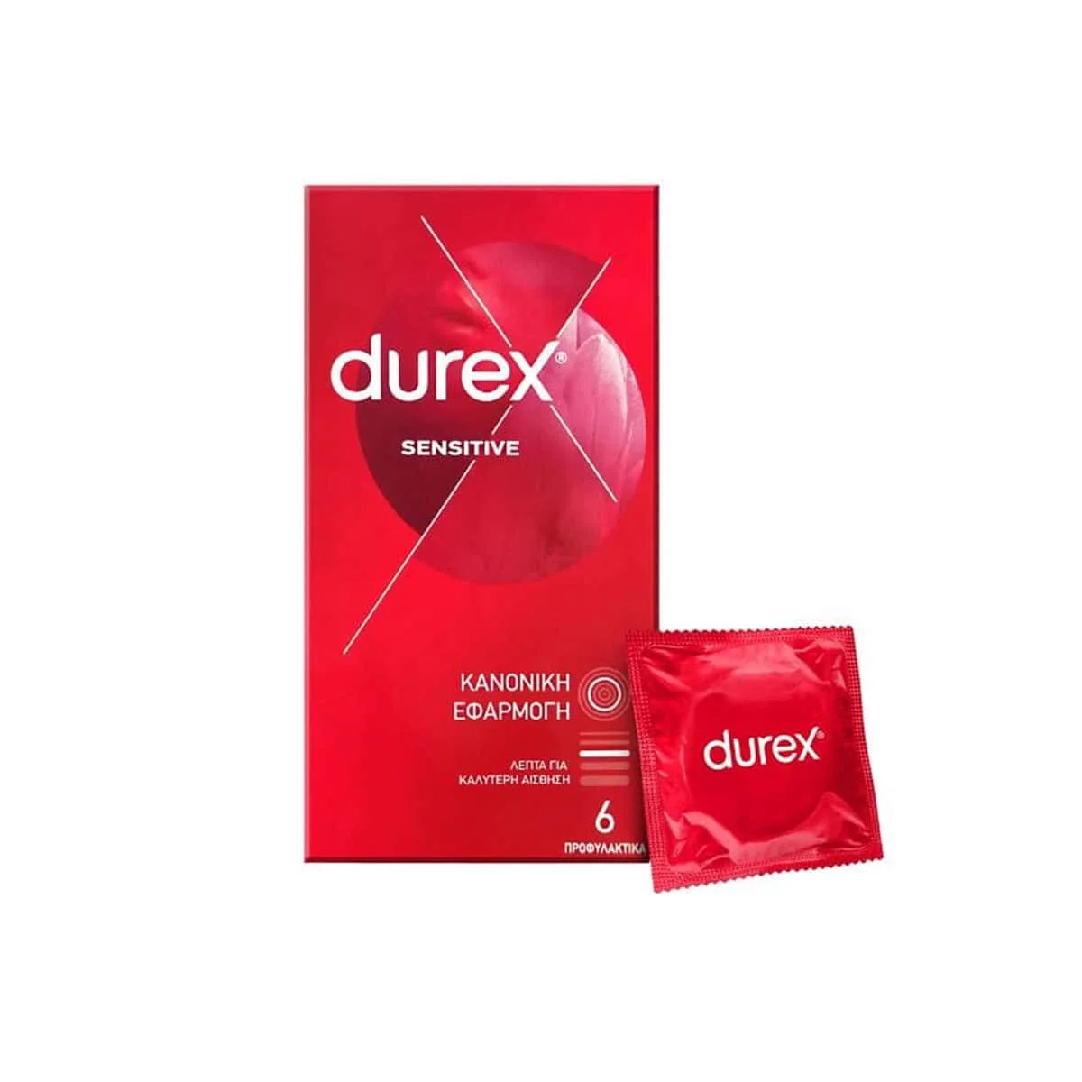 Φωτογραφία προϊόντος: Medipharmacy Durex Sensitive Προφυλακτικά 6 τμχ