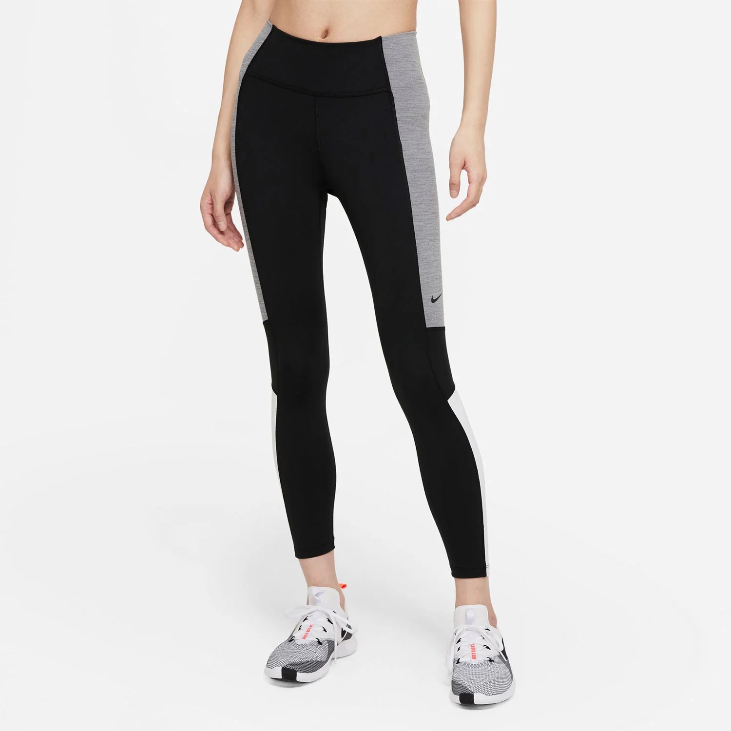 Φωτογραφία προϊόντος: NIKE DRI-FIT ONE 7/8 COLORBLOCK LEGGINGS ΜΑΥΡΟ