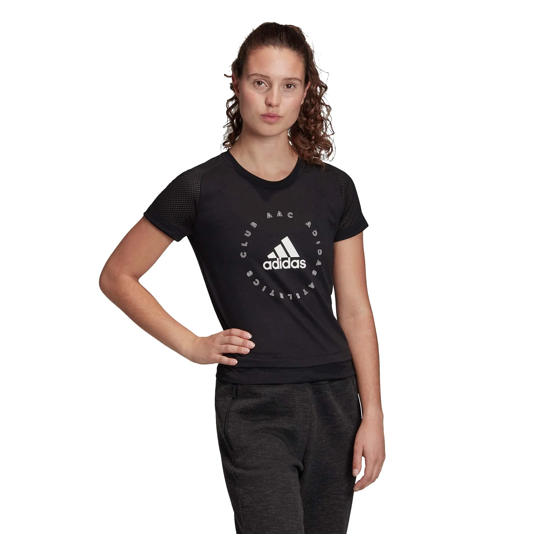 Φωτογραφία προϊόντος: ADIDAS PERFORMANCE SLIM FIT GRAPHIC TEE ΜΑΥΡΟ