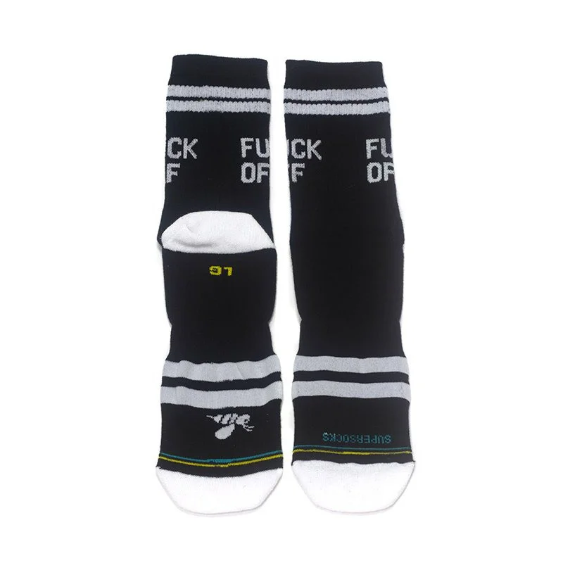 Φωτογραφία προϊόντος: BEE UNUSUAL "FUCK OFF 2" SOCKS ΜΑΥΡΟ