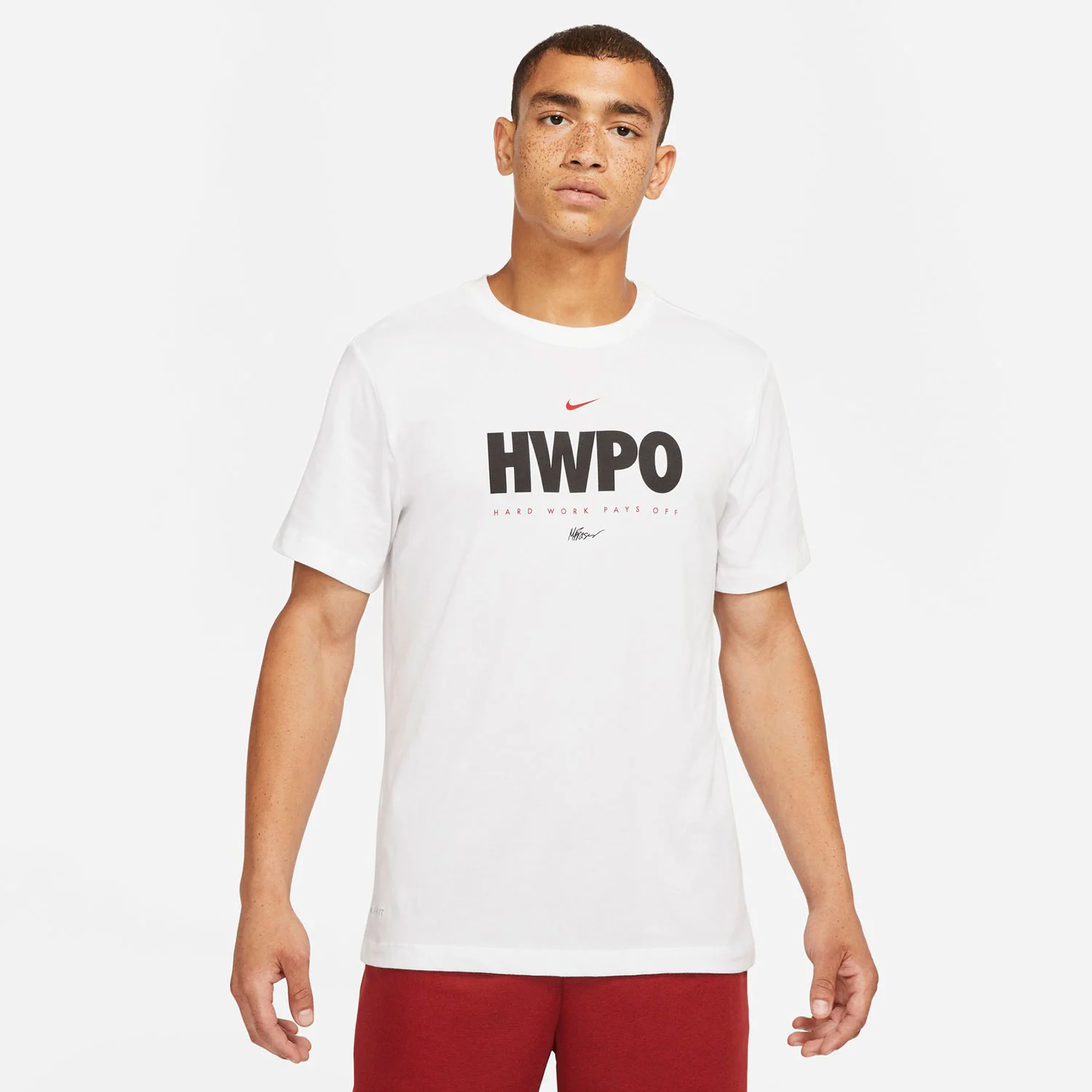 Φωτογραφία προϊόντος: NIKE DRI-FIT "HWPO" TRAINING T-SHIRT ΑΣΠΡΟ