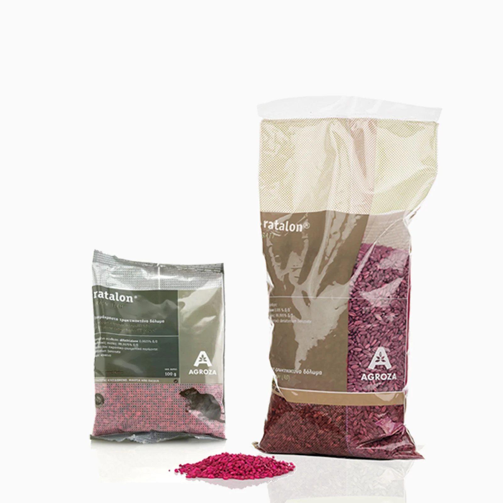 Φωτογραφία προϊόντος: Agroza Ratalon Grain Tech 5Kg - Ποντικοφάρμακο/Τρωκτικοκτόνο σε κόκκινο σιτάρι