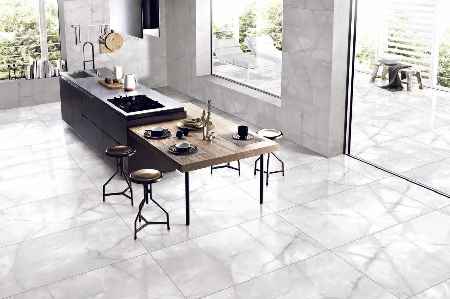Φωτογραφία προϊόντος: Πλακάκι Δαπέδου NOVELLA Iris Grey 60X120