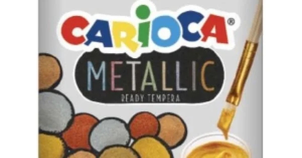Φωτογραφία προϊόντος: ΤΕΜΠΕΡΑ CARIOCA METALLIC 6X25ML KO026