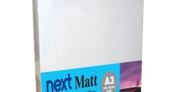 Φωτογραφία προϊόντος: ΧΑΡΤΙ NEXT PREMIUM MATT A3 170gr. (250φ.)
