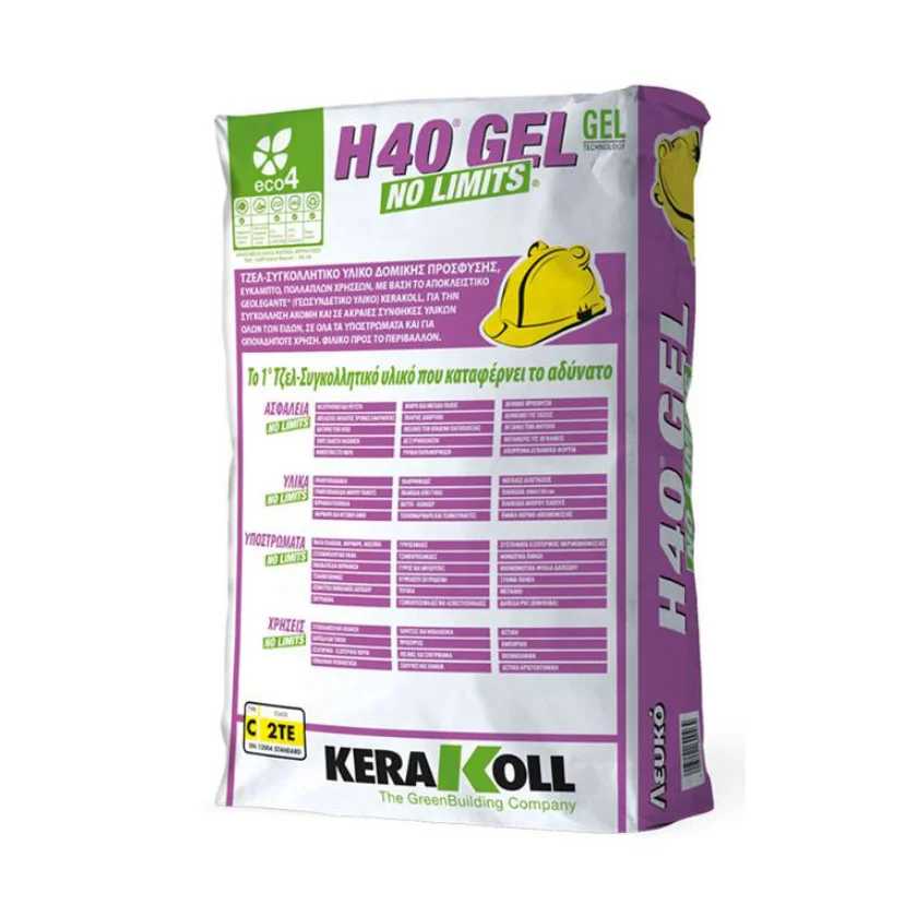 Φωτογραφία προϊόντος: Kerakoll H 40 Gel Eco C2 TE Κόλλα Πλακιδίων 25kg
