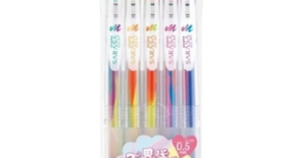 Φωτογραφία προϊόντος: ΣΕΤ 5 ΣΤΥΛΟ ZEBRA Sarasa CLIP GEL Marble Colors 0.5