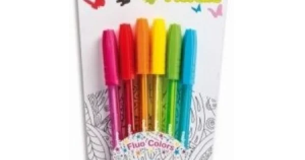 Φωτογραφία προϊόντος: ΣΤΥΛΟ CARIOCA FIORELLA FLUO COLORS ΣΕΤ 6 ΧΡΩΜΑΤΩΝ (1mm)