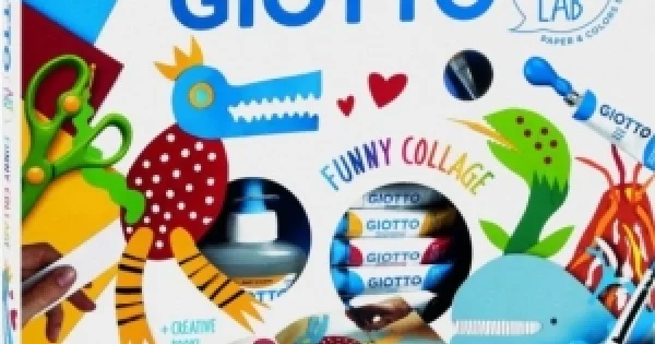 Φωτογραφία προϊόντος: ΣΕΤ ΔΗΜΙΟΥΡΓΙΑΣ GIOTTO ART LAB FUNNY COLLAGE 28pcs (581500)