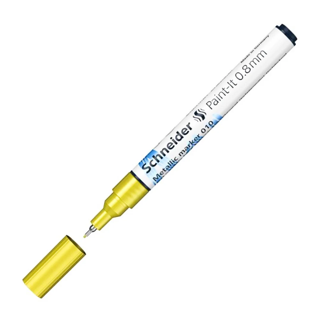 Φωτογραφία προϊόντος: Schneider Μαρκαδόροι Paint-it Metallic 011 (2mm) Yellow